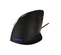 Evoluent Souris verticale VerticalMouse C ergonomique filaire droitier USB optique 5 boutons Noir/Argent