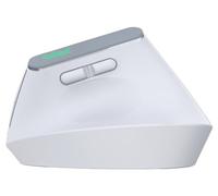 Nilox Souris verticale NXMOEVR01W – Droitier, sans fil RF+Bluetooth 1600 DPI Blanche Rechargeable