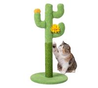 Vertical pour Cactus - pour intérieur avec 3 tiges, Tour de Jeu interactif pour Chatons, Meubles pour Adultes, Station de Traction, Centre d'activité p