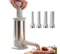 Vertical Sausage Stuffer Machine Manual Meat Filler Kitchen Processing Tool | Vertical Design Supports Convenient Sausage Making At Home, Ideal For Filling Homemade Meat Mixtures And Kitchen Food Prep
