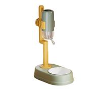 Vertical Sipstation - Water Tower for Raised Access | Compact Standing Container with Drip Limiting System & Stable Base Craft for Enclosure Use, Space Saving Storage and Multi Pet Care