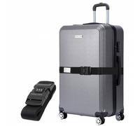 VERTICAL STUDIO "Bergen" 28" Valise gris avec sangle de bagage GRATUITE Taille:taille unique
