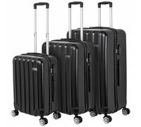 VERTICAL STUDIO "Kopenhagen" Valise Ensemble de 3 20" 24" 28" noir Taille :taille unique