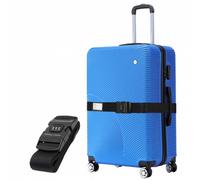 VERTICAL STUDIO "Malmö" 24" Valise bleu avec sangle de bagage GRATUITE Taille:taille unique