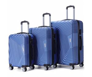 VERTICAL STUDIO "Stavanger" 20" 24" 28" Valise Ensemble de 3 bleu foncé Taille :taille unique