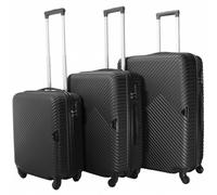 VERTICAL STUDIO "Uppsala" Valise Ensemble de 3 20" 24" 28" noir Taille :taille unique