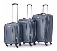 VERTICAL STUDIO Valise en tissu "Tromso" 20" 24" 28" Ensemble de 3 gris Taille :taille unique