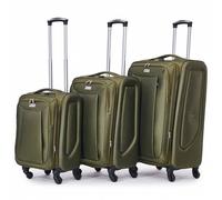 VERTICAL STUDIO Valise en tissu "Tromso" 20" 24" 28" Ensemble de 3 vert Taille :taille unique