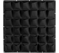 Vertical Vert Plantation tenture Murale Feutre Plantation Sac Sac en Tissu Noir 1m * 1m36 Bouche Plate