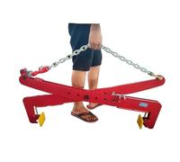 verticale pince Pince de levage robuste for dalles de granit, blocs de béton et plaques d'ardoise. manuelle(47in)