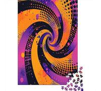Vertige Puzzle Adulte 1000 Pièces DécoSourision Mur Moderne Art Cadeau Unique Décor À La Maison 1000pcs (75x50cm)