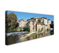 Vertikale Décoration Murale Tableau Toile Landes Berges de la Midouze Mont-de-Marsan