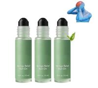 Vertisooth Roll-on Roll-On Antimareos, huiles d'acteur, rouleau, roll-on naturel, les ingrédients naturels peuvent rapidement acteur de votre corps, peut rapidement soulager les étourdissements,3Pcs
