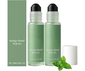 Vertisooth Rouleau à bille anti-vertiges à action rapide, prêt à l'emploi, ingrédients naturels pour soulager rapidement les vertiges, rééquilibrer votre corps naturellement (2)