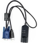 Vertiv Avocent MPUIQ-VMCHS Câble clavier/vidéo/souris (KVM) noir, bleu 0,3556 m