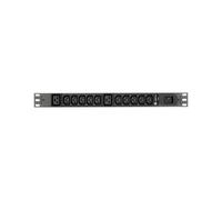 Vertiv Geist Basic VP9559 - Unité de distribution secteur (rack-montable) - CA 230 V - 3.6 kW - entrée : IEC 60320 C20 - connecteurs de sortie : 12 (2 x IEC 60320 C19, 10 x IEC 60320 C13) - 1U - revêt