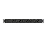 Vertiv PowerGo Unité de distribution électrique en rack (rPDU) Basic (standard) 1U 230 V 10 A (8) Schuko allemandes 2,3 kW 50/60 Hz Entr