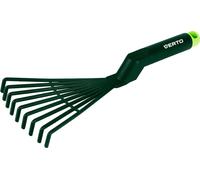 VERTO Balai éventail robuste 31 cm en PP Râteau miniature avec 9 dents Balai éventail manuel Râteau manuel