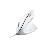VERTO ERGO Souris filaire optique blanc 6 Boutons 1600 dpi ergonomique