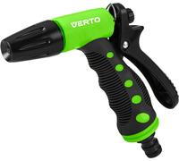 VERTO Pistolet à eau 2 fonctions (Jet et Mist) - Pulvérisateur d'eau avec fonction d'arrêt, douche de jardin avec poignée ergonomique - Pulvérisateur de nettoyage pour le jardin