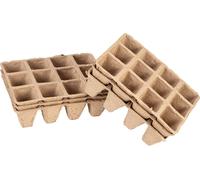 VERTO Pots de culture 16 x 12 cm - Set pratique de 5 pièces - en tourbe