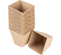 VERTO Pots de culture 8 x 8 cm - Set pratique de 18 pièces - en tourbe - biodégradable/pot de plantes/pot de semis/culture de plantes