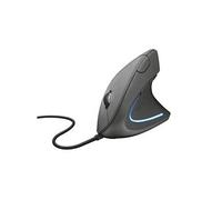 verto souris filaire, verticale, ergonomique, 1000 - 1600 dpi, 4 boutons, led, prévention syndrome de la souris et epicondylite, pour droitier -