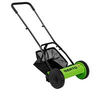 VERTO Tondeuse manuelle 30 cm, hauteur réglable 12-45 mm, poids net 7 kg, largeur de coupe 300 mm, panier 16 l, poignée en mousse confortable, tondeuse à gazon respectueuse de l'environnement