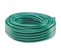 VERTO Tuyau d'arrosage flexible 1/2" 20 m – 3 couches, anti-UV, intérieur anti-algues, 20 bar, vert