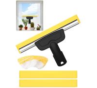 VERTOYCO Buse de fenêtre pour nettoyeur vapeur Kärcher avec kit de chiffon en microfibre, accessoire de fenêtre pour Kärcher SC1, SC2, SC3, SC4, SC5 EasyFix Deluxe, nettoyage du verre, des