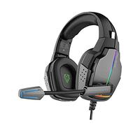 Vertux, Casque de Jeu, Haute Définition, Immersif, Microphone d'annulation du Son, RGB, Havane (Noir)