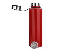 Verus - Bouteille d'eau réutilisable en acier inoxydable anti-fuite - pour la course à pied, la gym, le cyclisme - 1,5 l 1.5L (13x3.5 inch) Rouge.