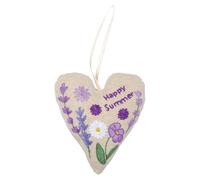 VERVACO Broderie Compté Kit Déco Complet Set JOYEUX ÉTÉ De Broderie Loisir Créatif Maison Decoration Cadeau DIY ca. 10 x 11 cm Art Creatif Adulte Décoration Suspendue Embroidery