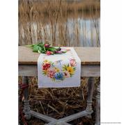 Vervaco Jeu de points de croix "Fleurs", modèle de comptage