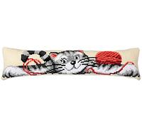Vervaco Kit bas de porte au point de croix Un chat