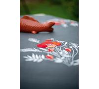 VERVACO Kit Broderie Pré-Imprimé Chemin De Table Coquelicots Complet Set DIY Adulte Decoration Manuelle Loisir Créatif Cadeau Femme ca. 40 x 100 cm Embroidery Patron Nappe, Coton, Multicolore