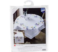 Vervaco Kit chemin de table Les plus belles violettes Multicolore, 40 x 2 x 20 cm PN-0145233