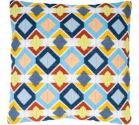 VERVACO Kit Complet Broderie Point Lancé Coussin Decoratif DIAMANTS DIY Debutant Adulte Decoration Manuelle Cadeau Loisir Creatif Maison ca. 40 x 40 cm Embroidery