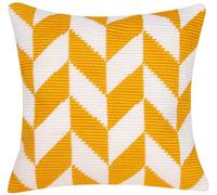 Vervaco Kit Complet Gobelin Oblique Broderie Point Lancé Coussin Decoratif MOTIF À CHEVRONS DIY Debutant Adulte Decoration Manuelle Cadeau Loisir Creatif Maison ca. 40 x 40 cm Embroidery