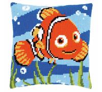 Vervaco Kit de coussin au point de croix Disney Nemo multicolore 40 x 40 x 0,30 cm