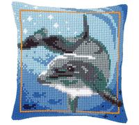 Vervaco, Kit Coussin Point De Croix, Dauphin, Multi-Couleurs