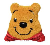Vervaco Kit Crochet de Verrouillage, Coussin en Forme, Disney, Winnie l'ourson