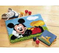 Vervaco Kit Crochet de Verrouillage, Tapis, Disney, Mickey Mouse