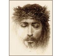 Vervaco Kit de broderie au point de croix avec motif Jésus Christ 19,3 x 24,6 cm