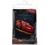 Vervaco Kit de Coussin au Point de Croix, Disney, Cars - Lightning McQueen