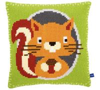 Vervaco Kit de Coussin au Point de Croix, écureuil