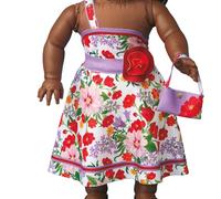 Vervaco Kit de création de tenue de couture, Assortie, Convient pour une poupée de 45 cm