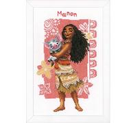 Vervaco Kit de Point de Croix compté, Disney, Moana et Pua