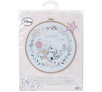 Vervaco Kit de Point de Croix compté, Disney, Petit Dalmatien PN-0169714 24 x 24 cm Blanc