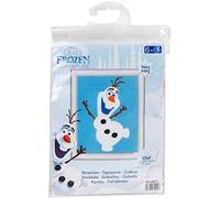 Vervaco Kit de Tapisserie, Coton, Blanc, 12,5 x 16 cm